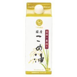 TSUNO 米油 こめ油 圧搾 一番搾り 紙パック 600g