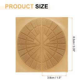 HARFINGTON 3 Pairs Sole Protector for Sneakers Non Slip Pad Heel Plates Repair for Men and Women, Cream