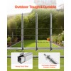 VEVOR Chain Link Fence Extensions, 18 Packs 27.4" Extension Height,