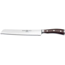 Wusthof IKON Bread Knife, 9", Brown