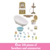 Calico Critters Country Bathroom Set - Toy Dollhouse Furniture and