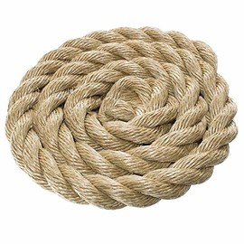 1-1/4 Inch Diameter ProManila (UnManila) Polypro Rope – Available in Lengths of 10, 25, 50, & 100 Feet