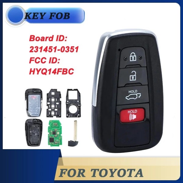 Complete Clicker Key for Toyota RAV4 2018 2019 2020 2021