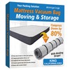 Storage Logic King/Cal-King Foam Mattress Vacuum Bag for Moving, Storage,