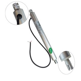 SOViK 12V DC Micro Actuador lineal de 4 pulgadas de carrera máxima fuerza 10 kg velocidad 1,3 cm/seg, diámetro del tubo 2 cm interruptor de límite interno