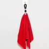 HUATEEN 6 Pack Black Towel Clips - 11.5cm Sturdy Hanging