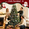 21Pcs Adornos Navideños de Cristal para Decoración de árbol de