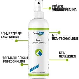 Optimal Wound Treatment for Animals Prontocare Vet Wound Spray 250ml