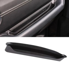 Kacepar Passenger Tray Organiser Grab Bar Accessory Box Car Seat Organiser Compatible with Jeep Wrangler JL JLU 2018-2023, Black