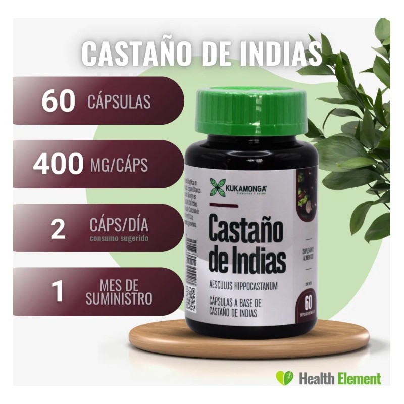 Kit Vitamina B3 Niacina + Castaño De Indias 60 Caps