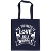 Hippowarehouse All you need is love and a Whippet Tote
