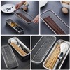Dishwasher Silverware Cutlery Basket Stainless Steel Flatware Drying Rack Countertop