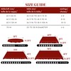 Red Round Tablecloth 70" (Seat 4-6), Reusable Table Cloth for