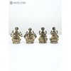 Exotic India 3" Small Superfine Ashtalakshmi Set | Brass Statues