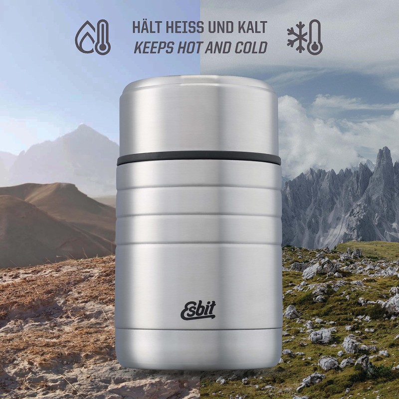 Esbit Majoris 0, 8l Stainless Steel Thermal Container, 800 ml
