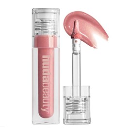 Huda Faux Filler Icy Nude Shimmer Lip Gloss - She Flirty (sheer deep brown) - 0.13 fl oz / 3.9 mL