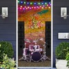 Drums Set Band Banner Backdrop Background Music Rock Roll Pop