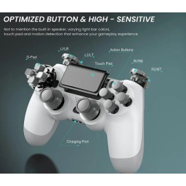 Control Inalámbrico Compatible Psp 4 Play Station 1p Blanco