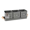 Three Herb Pots in a Tray by Burgon & Ball