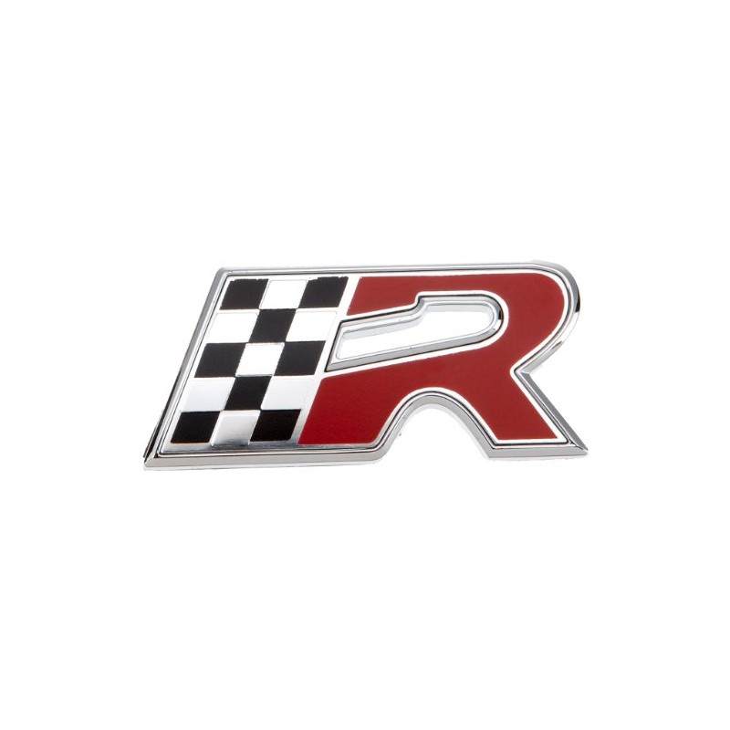 Lampa 07225 3D R-Flag Emblem Chrome 55 x 25 mm