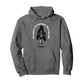 Cayce The Great Outdoors Are Calling Tree Nature Pullover Hoodie