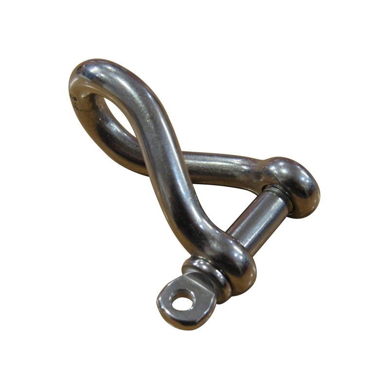 Twisted Shackle D Stainless Steel 4MM