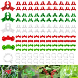 SAMSYOKI Pack of 120 Plant Benders Plant Training Bending Clips 90 Degree Low Stress Training Clips Plant Trainer Lst Clips Plant Clips for Bending Plant Stems and Changing the Growth Direction