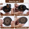 5PCS Reusable Coffee Vertuo Pods, Refillable Coffee Capsule,Compatible with Nespresso