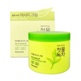 WELCOS Gwiulnara First Water Green Tea Control Massage Cream 300g -O / 과일나라 첫물녹차 컨트롤 마사지 크림 300g -O