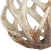 Homeroots White Resin Antler Shaped Sculpture