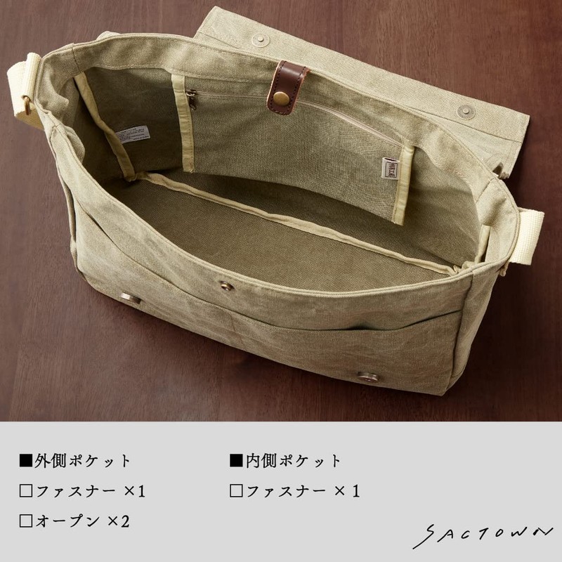 Canvas Workshop Shoulder Bag [Shoulder Bag Men's Women's Canvas Crossbody