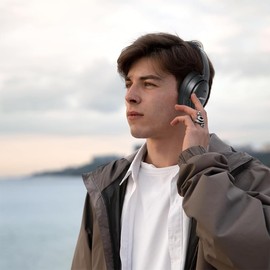 1 Paar Ersatz Ohrpolster für Bose 700 (NC700), Premium Ersatzpolster für Bose 700 und Bose NC700 Kopfhörer, Ersatz Ohrkissen Over-Ear Headphones, Schwarz