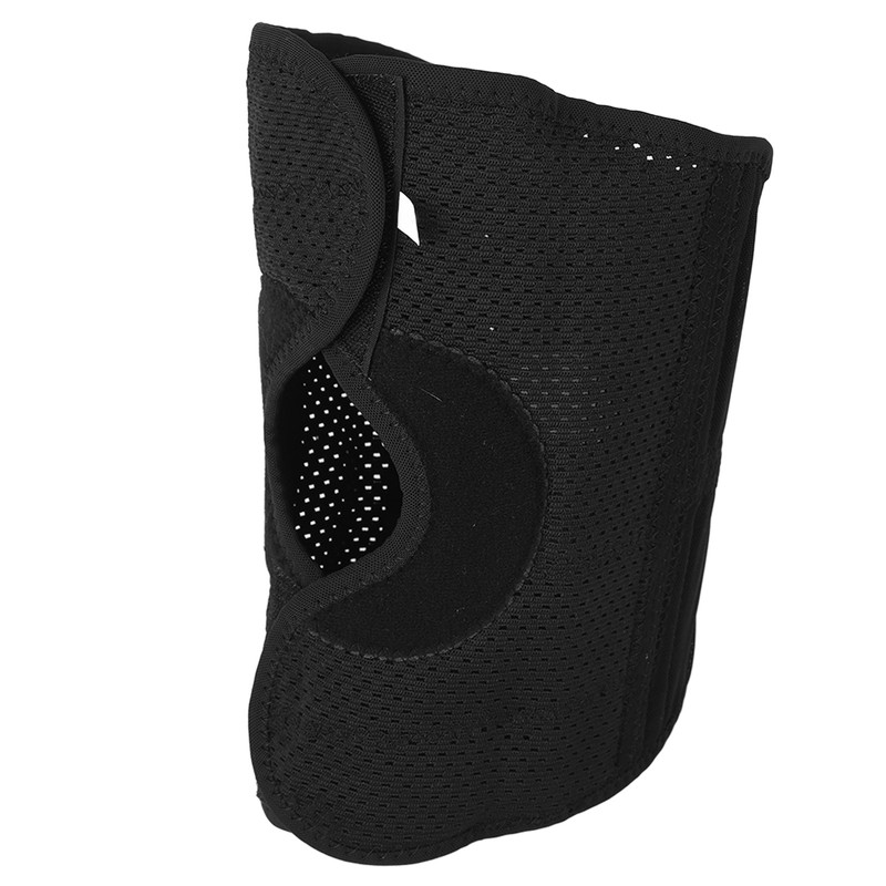7611 Sports Kneepad Black Breathable Knee Compression Sleeve Adjustable Compression