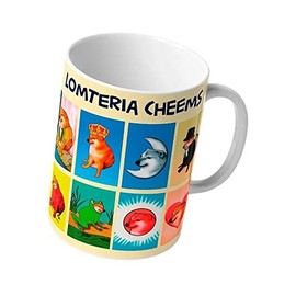 Taza Cheems Lomteria | Frase Meme divertida | Cerámica Blanca 11 oz | Para Café o té