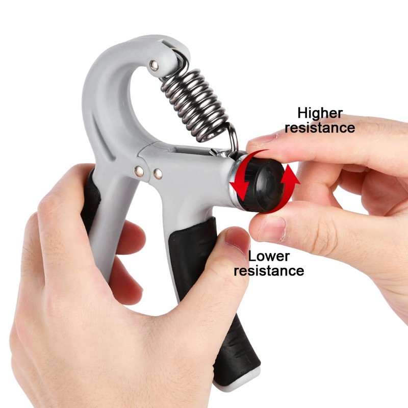 Vicloon 2PCS Adjustable Hand Grip Exerciser with Stainless Steel Springs