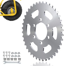 CILOYU Mini Bike Rear 35 Sprocket 40T Compatible with Coleman CT100U CC100X Trail 100 CK100 Baja DB30 TaoTao GK80 Monster Moto 80cc Motovox MBX10 MBX11 Predator 97cc Mini Bike Go Kart Parts