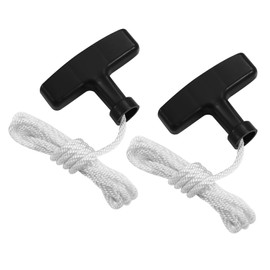 hiSpkNix 2-Pack 3.9ft Recoil Starter Rope with Handle – 4mm Cord Compatible with Honda GX160-GX390 Series, Lawn Mowers, Generators & Small Engines​