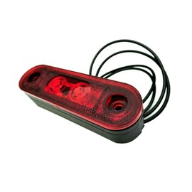 Red LED Outline Light Position Light Rear 12/24 V for Truck Car Trailer