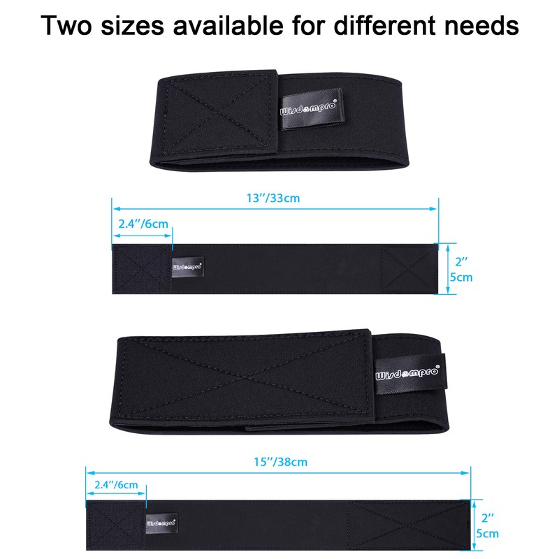 Wisdompro Trouser Hem Stop Bands, Bicycle Bike Ankle Bands, Trouser