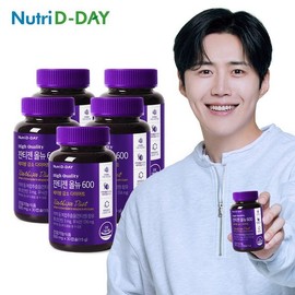NutriD-Day 잔티젠 올뉴600 30캡슐 x 5병 Jantigen All New 600 30 Capsules x 5 Bottles