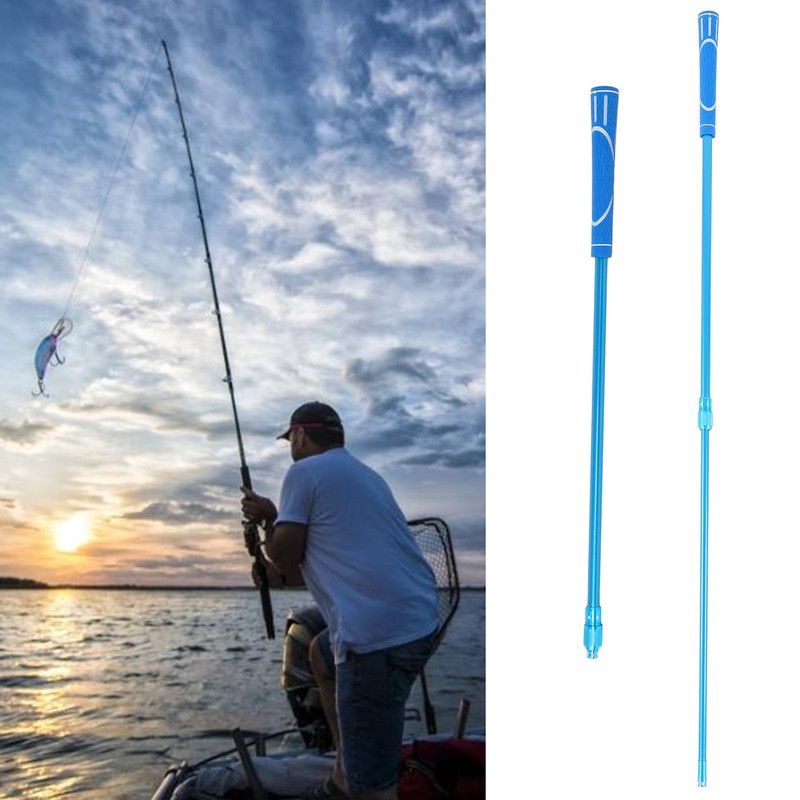 Mini Portable Fishing Throwing Pole Slippy Resistance Durable Bait Feeder