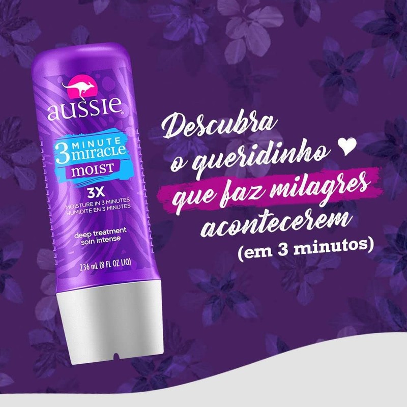 Aussie 3 Minute Miracle Moist Deep Conditioner, 8 oz