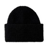PIECES Women's Pcpyron Lurex Hood Noos BC Knitted Hat, Black/Detail: