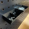 Güde Perforated Wall Storage Box, 2 x Small Parts Storage