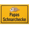 DankeDir! Papas Schnarchecke Sign 30 x 20 cm Christmas Father