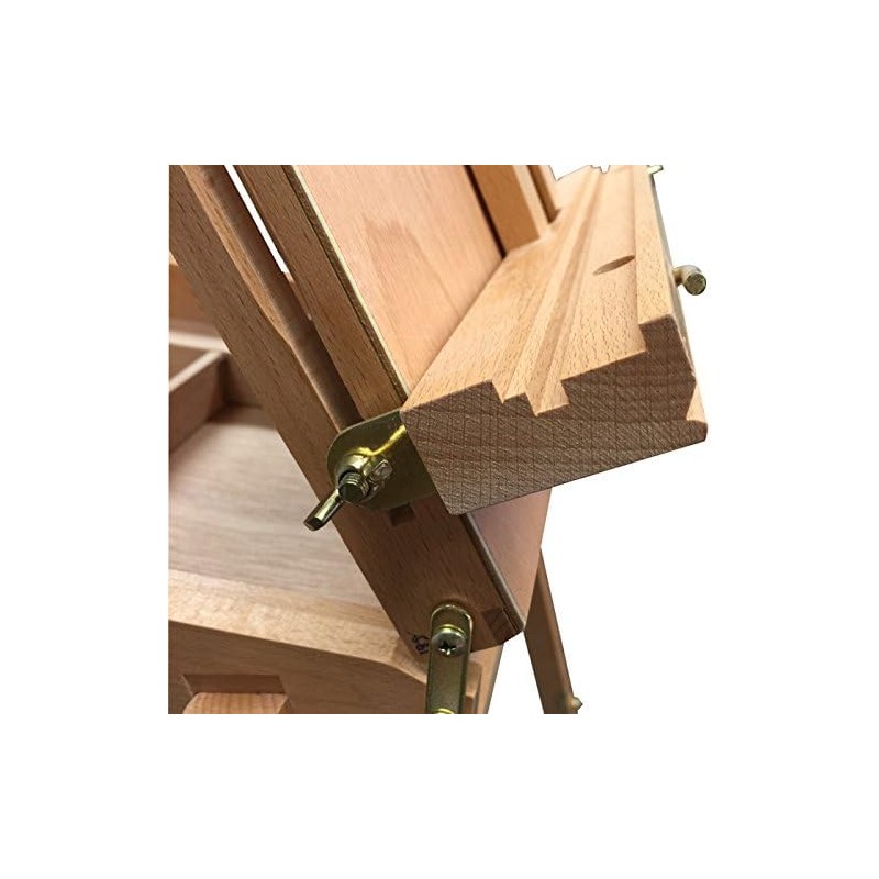 4 Less Co French Easel Wooden Sketch Box Portable Folding