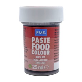PME Baking Paint Paste - Brick Red (25g)