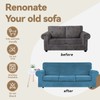 WEERRW 4 Pieces Velvet High Stretch Couch Covers for 3