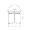 Hisuiko Garbage Receptor Kitchen, Diameter 3.0 x H2.5 inches (77