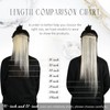 Moresoo Clip-In Real Hair Extensions, Salon Quality Soft Straight Hair,